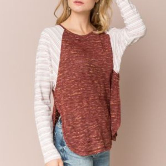 Hem & Thread Flowy Raglan Top - Picture 3 of 8